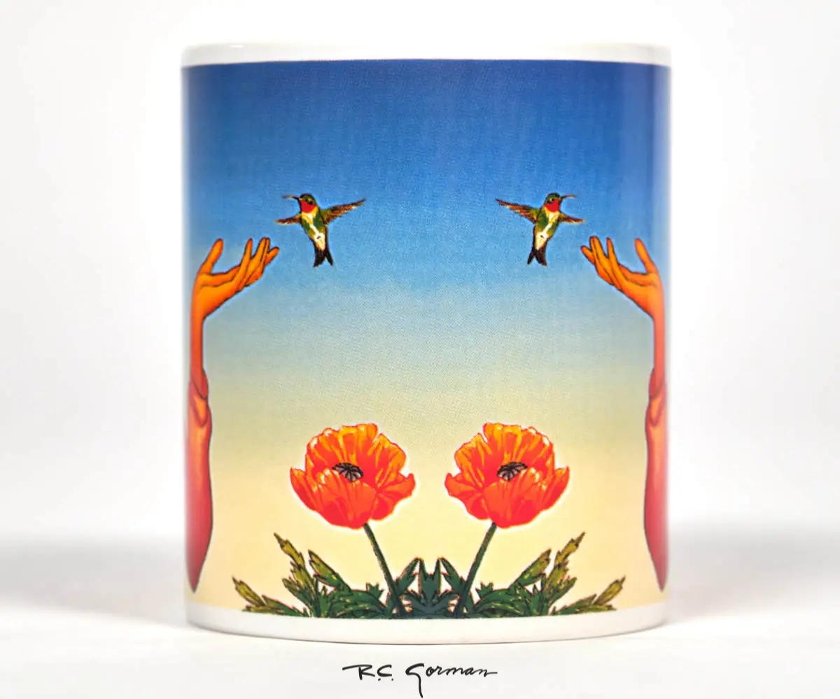 Chinle Ruby Throated Hummingbird - Mug Back