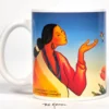 Chinle Ruby Throated Hummingbird - Mug left