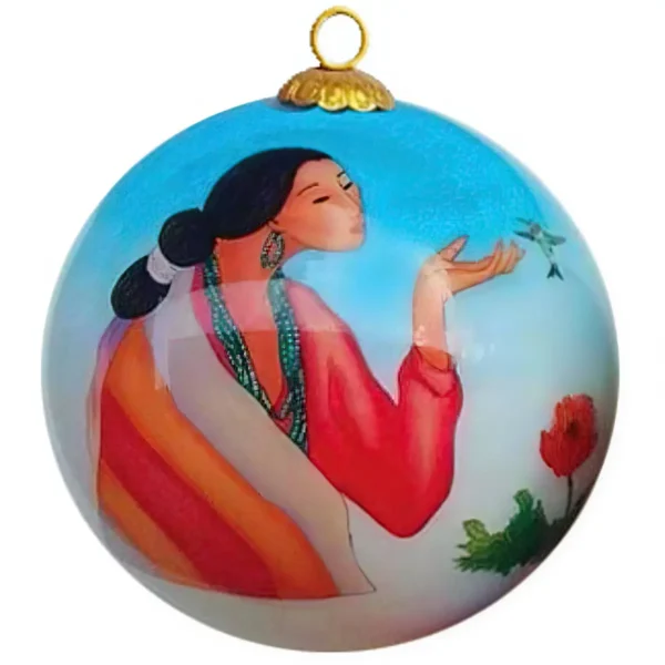 Chinle Ruby Throated Hummingbird - Ornament