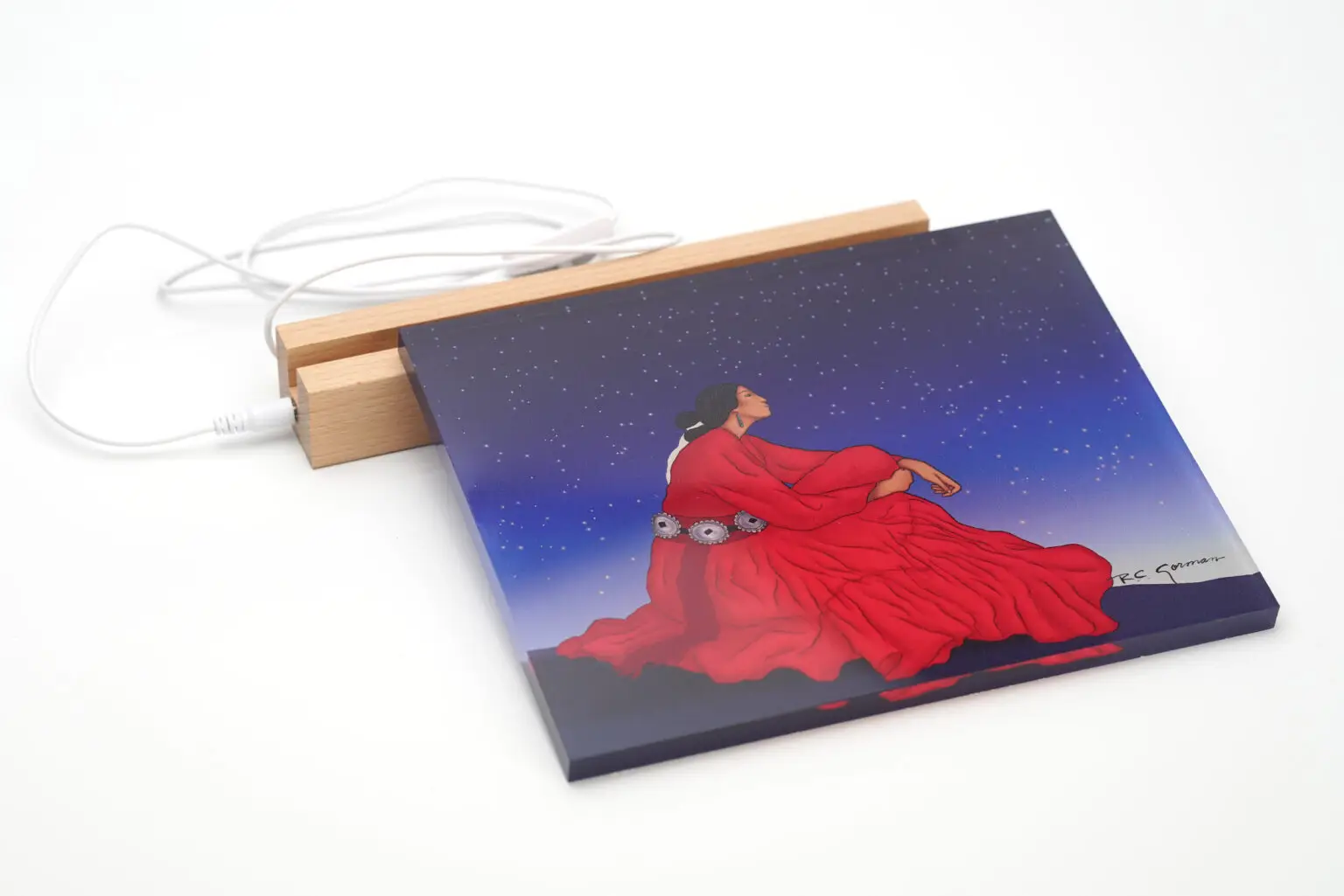 Navajo Velvet - Lighted Acrylic Tile