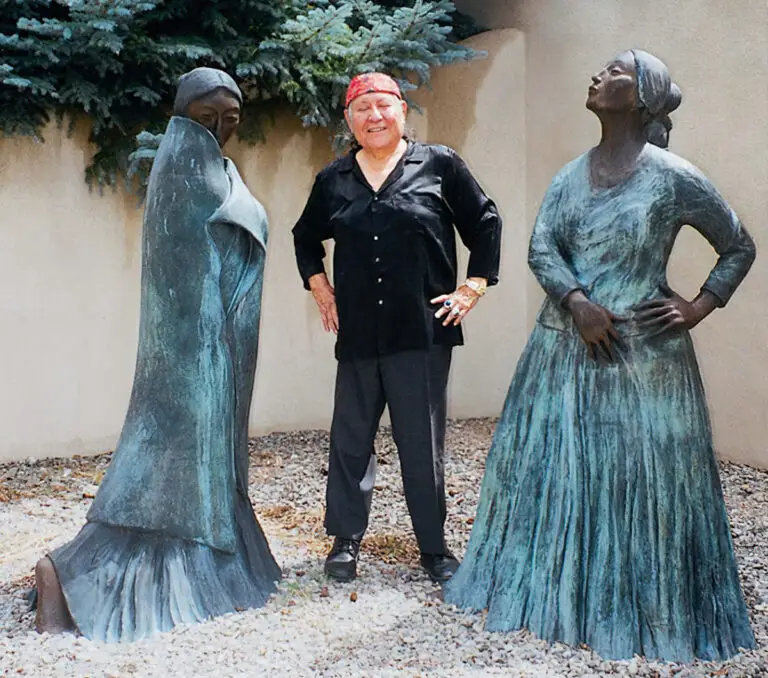 R.C. Gorman - Bronze - Nellie Begay and Natoma