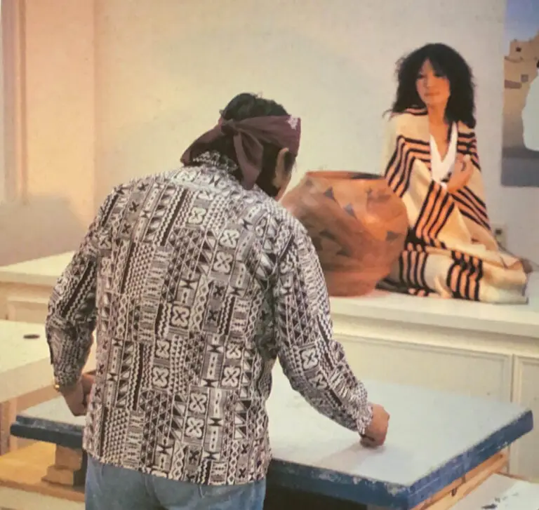 R.C. Gorman - Working with Model