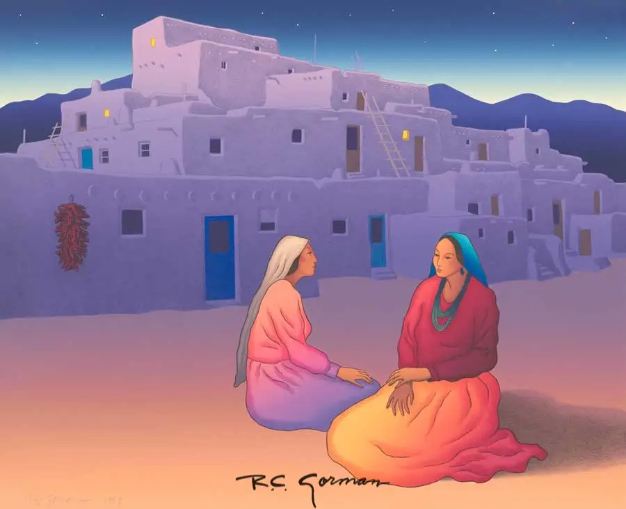 R.C. Gorman - Taos Storyteller