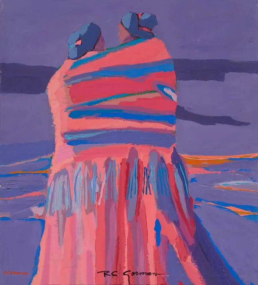 Two Maidens at Sunset