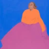 Woman with Feather