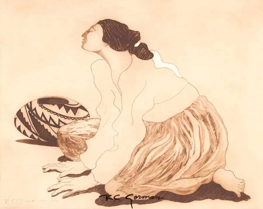 Woman with Pot St I